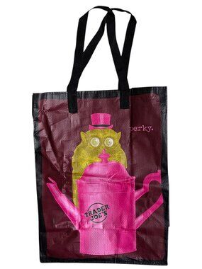 Trader Joe’s Perky and Corny Owl Reusable Tote Bag